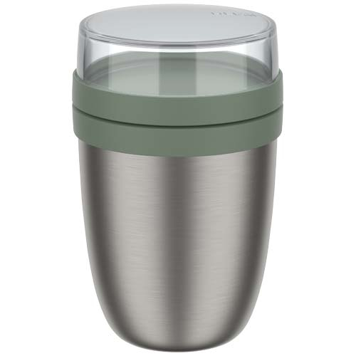 Lunch box isotherme publicitaire 500+200 ml Mepal Ellips Vert 